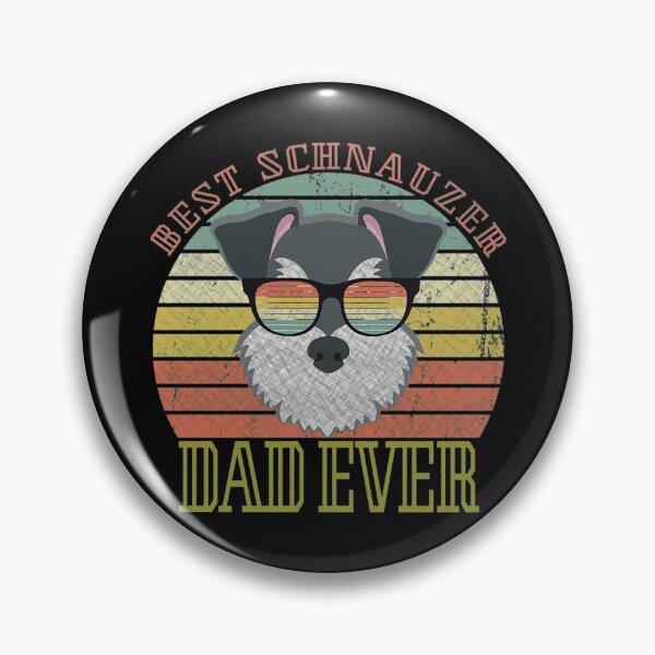 Item preview, Dog Vintage Best Schnauzer Dad ever Tshirt Fathers day Gifts T-Shirt designed and sold by paxue257.