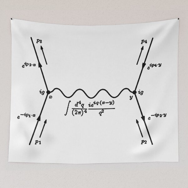 Item preview, Feynman diagram, quantum field theory and particle physics designed and sold by NoetherSym.