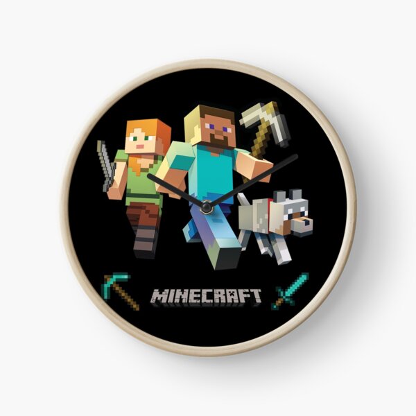 Minecraft Heroes Uhr