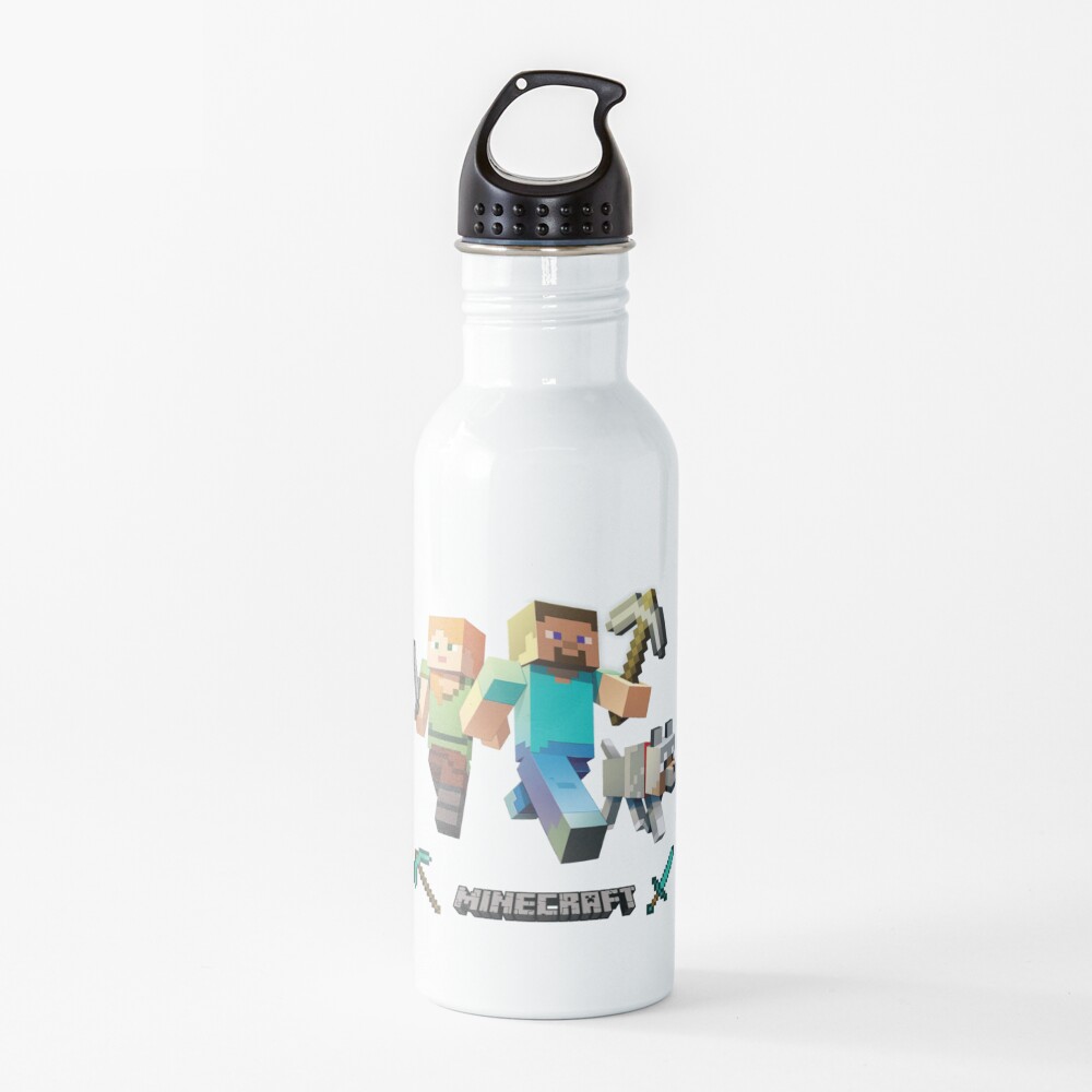 Minecraft Heroes Water Bottle