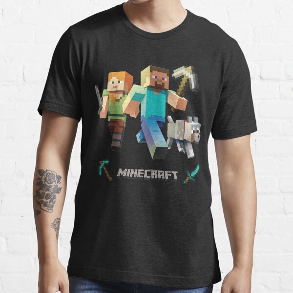 minecraft maglietta