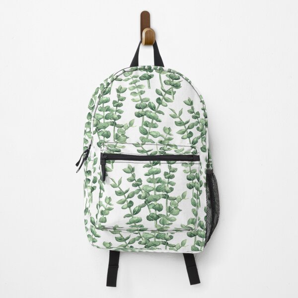 Item preview, Eucalyptus watercolor pattern on white designed and sold by Katerina Mitkova Kirilova.