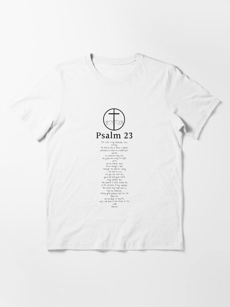 Alternate view of Psalm 23 The Lord is my shepherd Essential T-Shirt