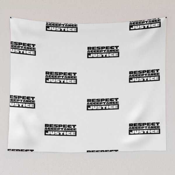 Item preview, RESPECT ACCEPTANCE JUSTICE CIVIL RIGHTS BLM DESIGN designed and sold by chris-ellis-art.