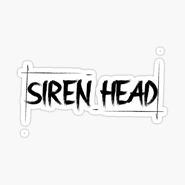 Siren Head  Sticker for Sale by RatKingRatz