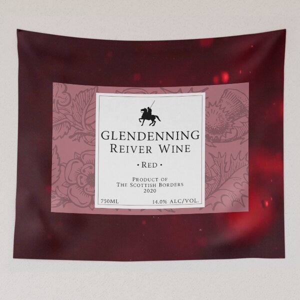 Artikelvorschau, GLENDENNING Red Wine Label | Border Reivers entworfen und verkauft von yourscotborders.