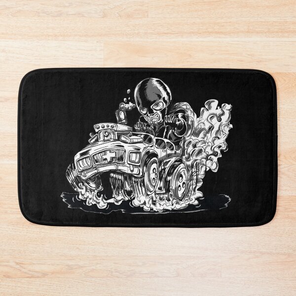 Item preview, Balaclava Road driving Hot rod crazy man designed and sold by SilentlyRob668.