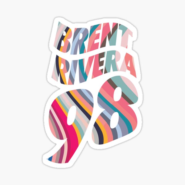 Brent Rivera - Number 98 Sticker