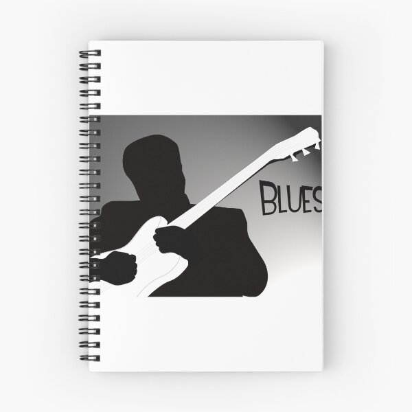Item preview, Silhouette of a Blues Player Playing Guitar designed and sold by ibadishi.