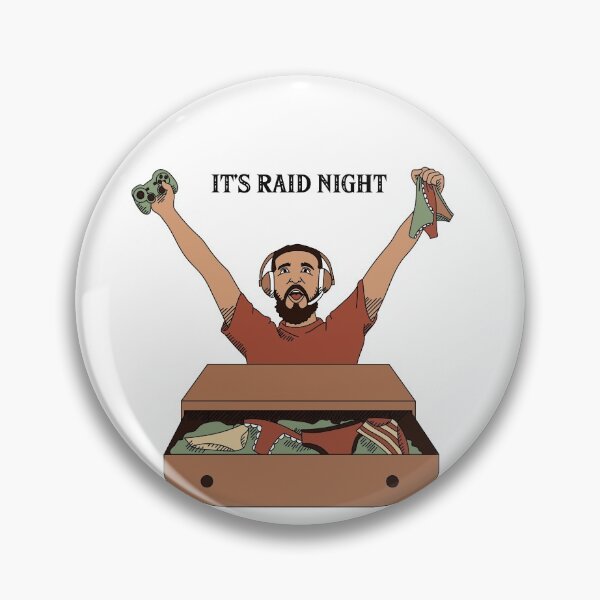 Item preview, It's Raid Night designed and sold by HMCraft.