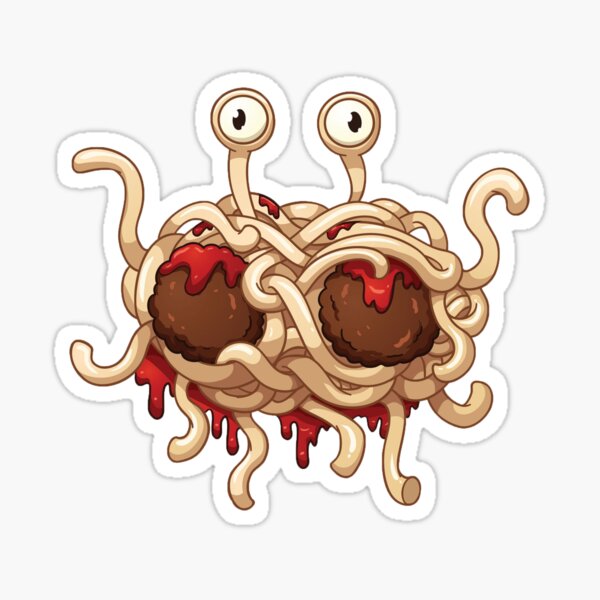 Artikel-Vorschau von fliegendes Spaghettimonster, designt und verkauft von ZB-Prints.