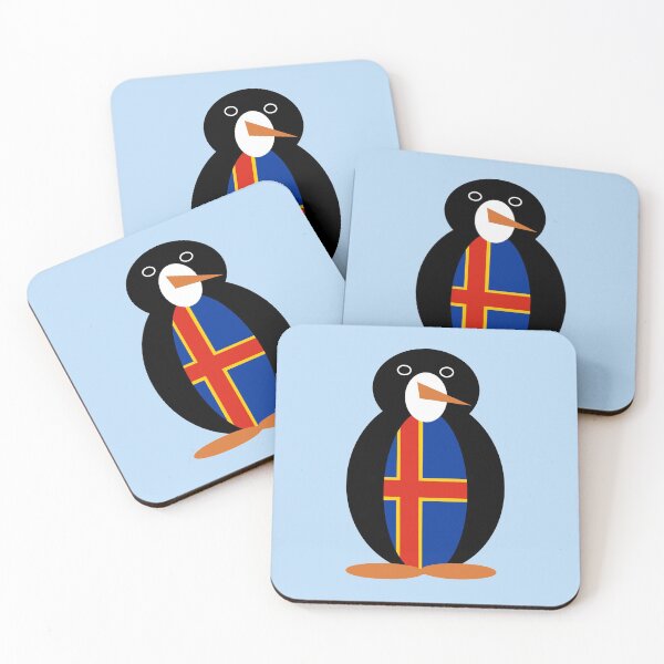 Item preview, Aaland Islands Penguin Flag or Äland Islands designed and sold by AuntieShoe.