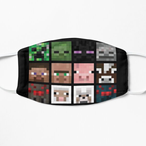 Minecraft Faces Flat Mask