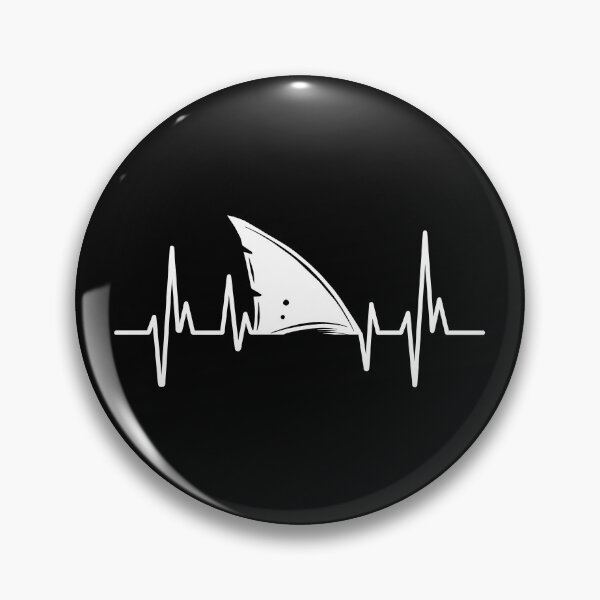 Item preview, Heartbeat Shark  designed and sold by bestshirtdesign.