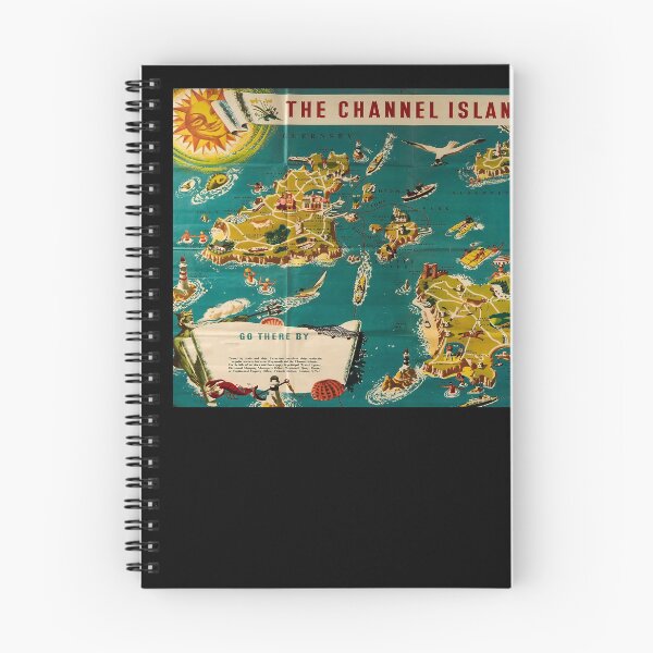 Item preview, Channel Islands retro poster designed and sold by CorasPosters.