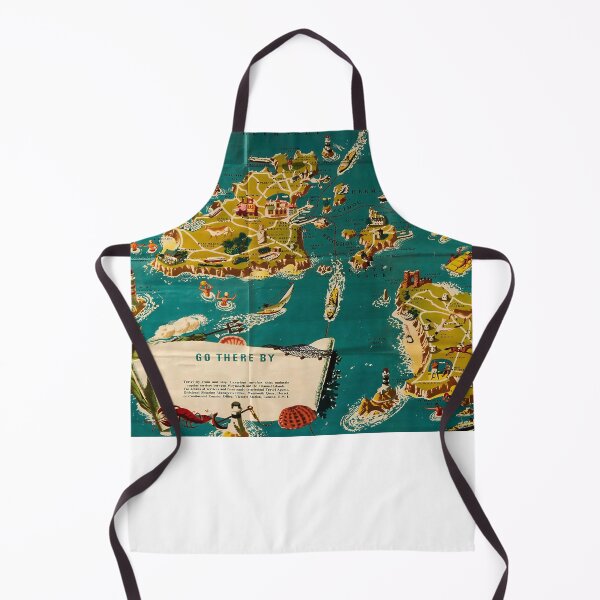 Item preview, Channel Islands retro poster designed and sold by CorasPosters.