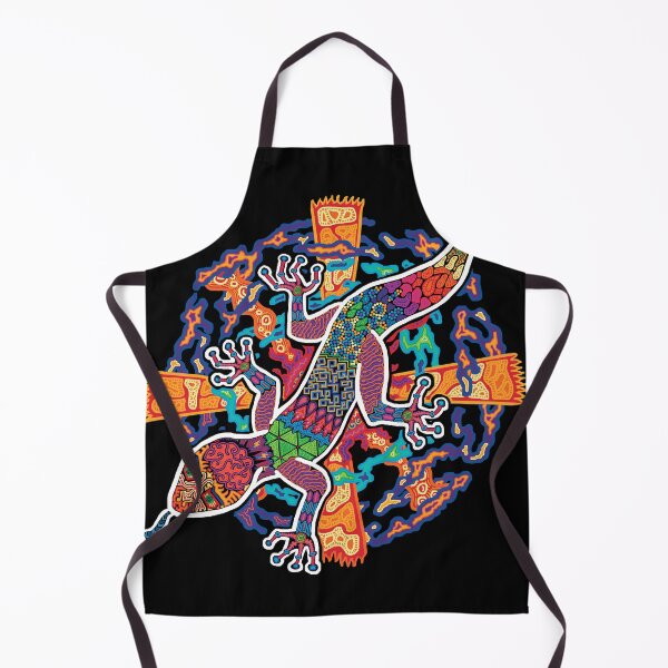 Item preview, PSYCHEDELIC TRIPPY HORROR VACUI ANIMAL NEWT LIZARD WITH SUN AND CLOUDS - full colour designed and sold by Xotico Design.