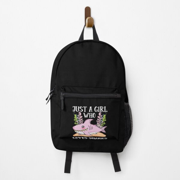 Item preview, Just A Girl Who Loves Sharks designed and sold by bestshirtdesign.