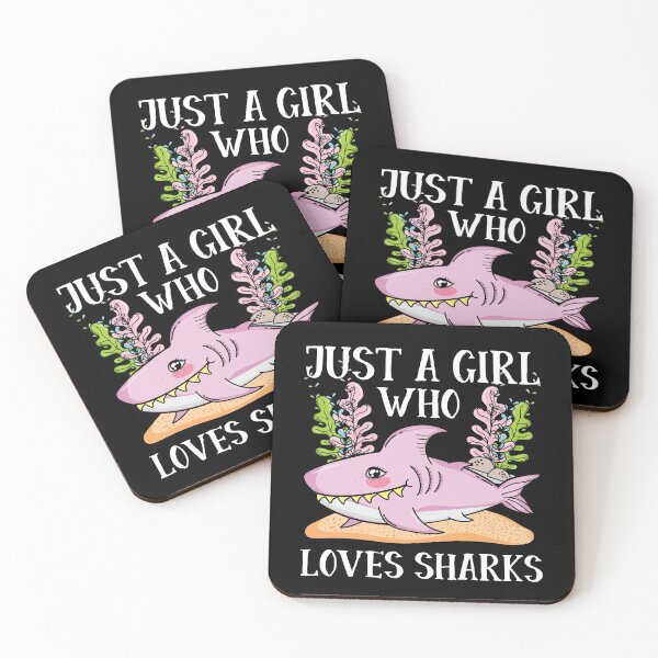 Item preview, Just A Girl Who Loves Sharks  designed and sold by bestshirtdesign.