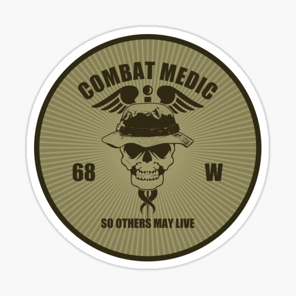 Combat Medic Patch (subdued) Spiral Notebook for Sale by