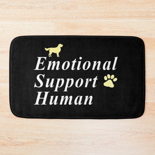 Item preview, Emotional Support Human black designed and sold by NancyArtDesigns.