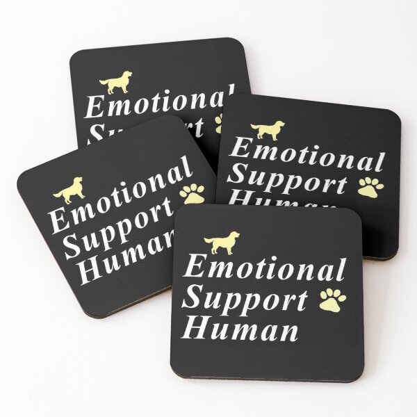 Item preview, Emotional Support Human black designed and sold by NancyArtDesigns.