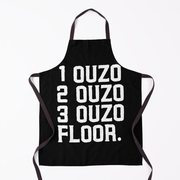 Item preview, 1 Ouzo, 2 Ouzo, 3 Ouzo, Floor Funny Drink Alcohol Gift designed and sold by TheStudioBee.