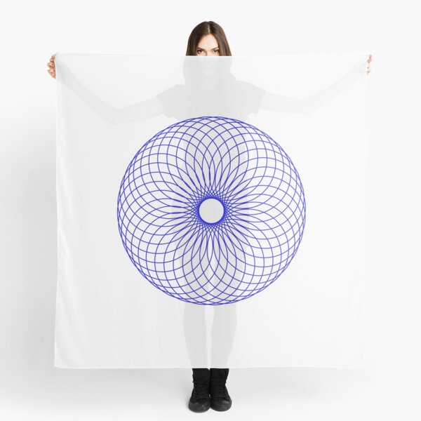 Spirograph Art Designs Scarf
