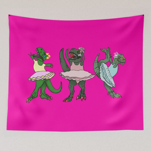 Item preview, T-Rex Ballerina Dinosaurs designed and sold by emmafifield.