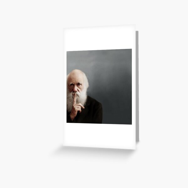 Charles Darwin Greeting Card