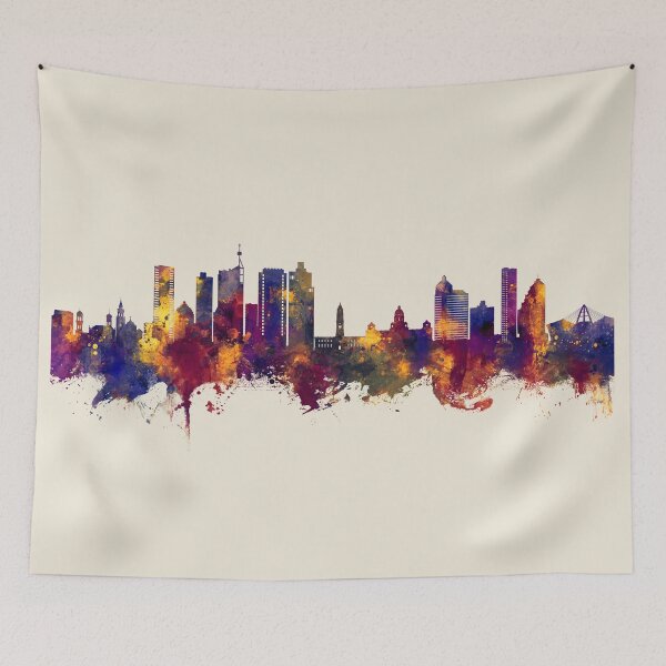 Item preview, Durban South Africa Skyline designed and sold by ArtPrints.