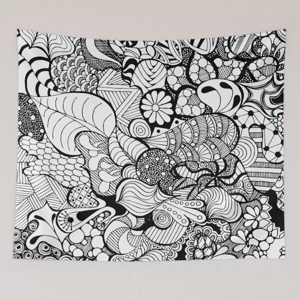 Item preview, Doodle leaves designed and sold by AlexGolyakov.