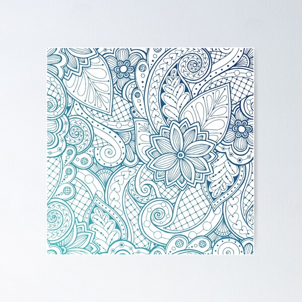 Item preview, Floral étnico designed and sold by AlexGolyakov.