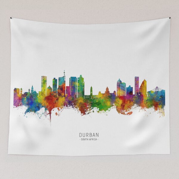 Item preview, Durban South Africa Skyline designed and sold by ArtPrints.