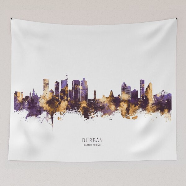 Item preview, Durban South Africa Skyline designed and sold by ArtPrints.