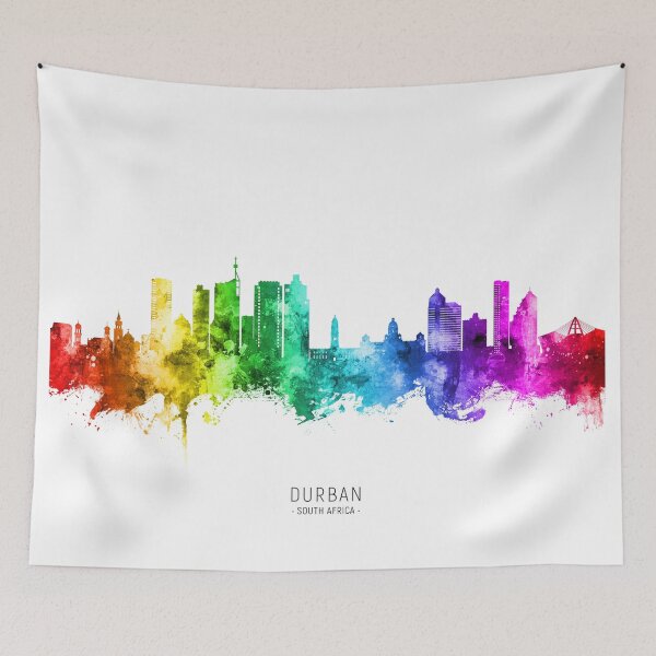 Item preview, Durban South Africa Skyline designed and sold by ArtPrints.