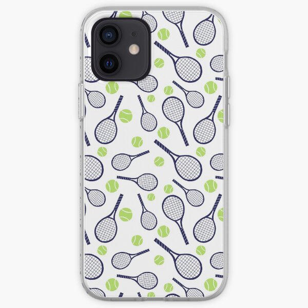 Tennis racket and ball iPhone Soft Case
