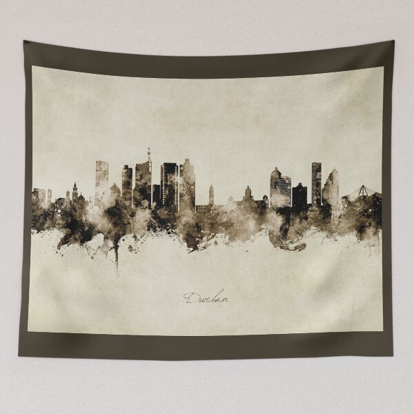 Item preview, Durban South Africa Skyline designed and sold by ArtPrints.