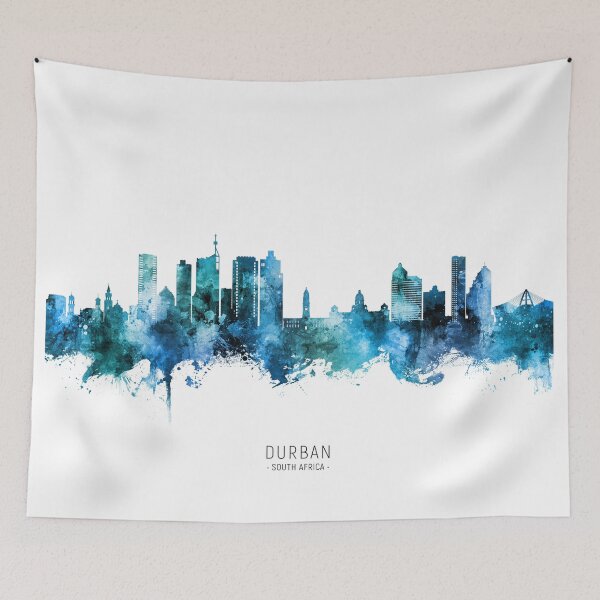 Item preview, Durban South Africa Skyline designed and sold by ArtPrints.