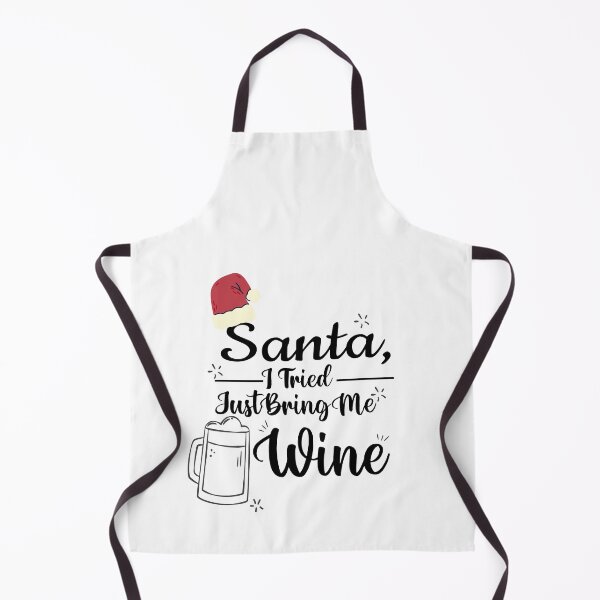 Item preview, Santa, I Tried, Just Bring Me Wine Funny Christmas Drinking designed and sold by 0umStore.