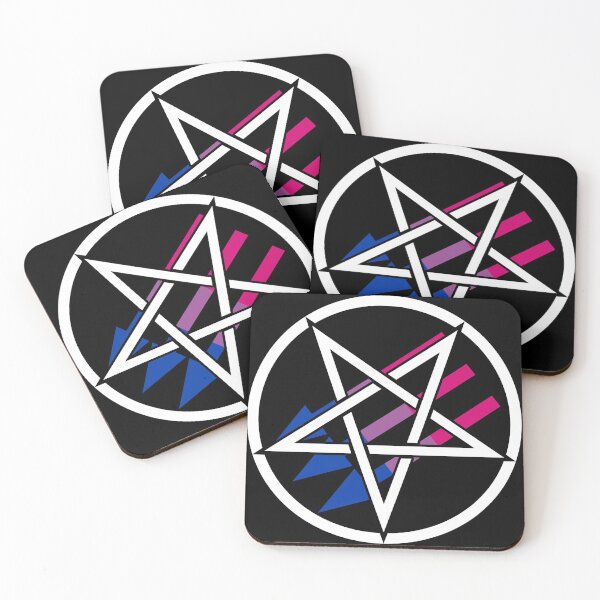 Item preview, Satanic Antifascism - Bi Pride designed and sold by QueerSatanic.