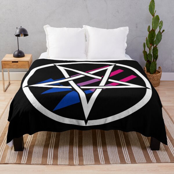Item preview, Satanic Antifascism - Bi Pride designed and sold by QueerSatanic.