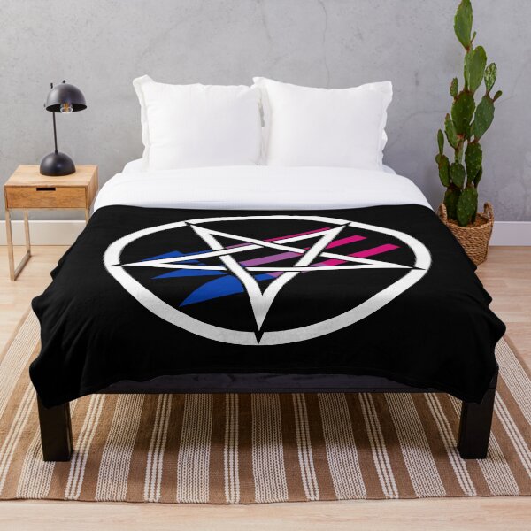 Item preview, Satanic Antifascism - Bi Pride designed and sold by QueerSatanic.