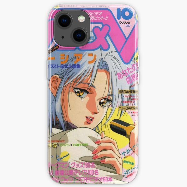 vintage anime aesthetic iPhone Soft Case