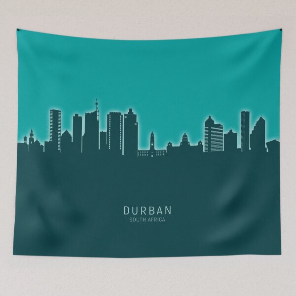 Item preview, Durban South Africa Skyline designed and sold by ArtPrints.