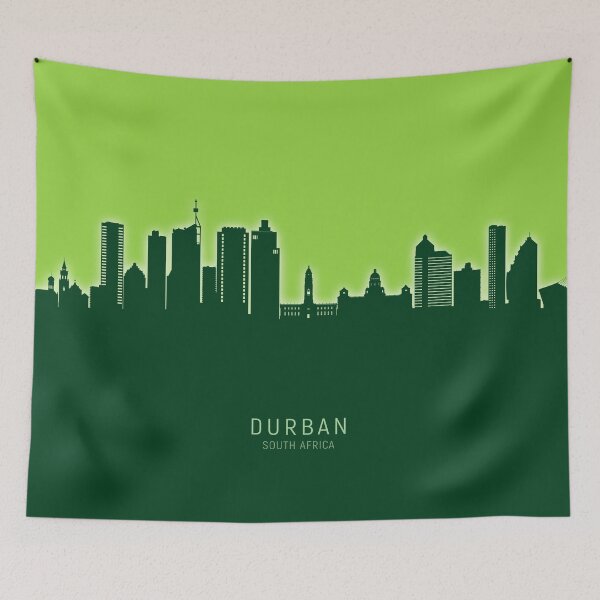 Item preview, Durban South Africa Skyline designed and sold by ArtPrints.