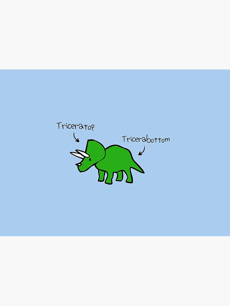 Triceratops Tricerabottom by jezkemp