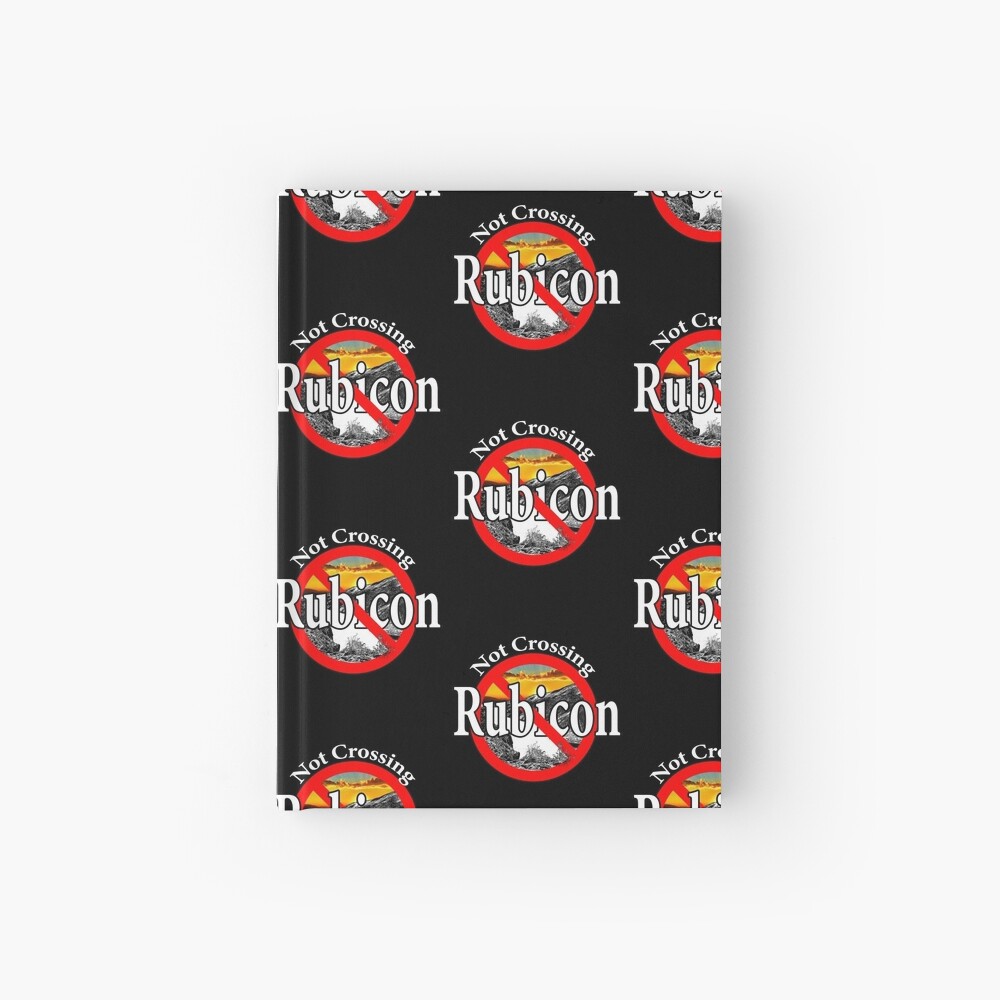 Not Crossing the Rubicon - Indecision Hardcover Journal