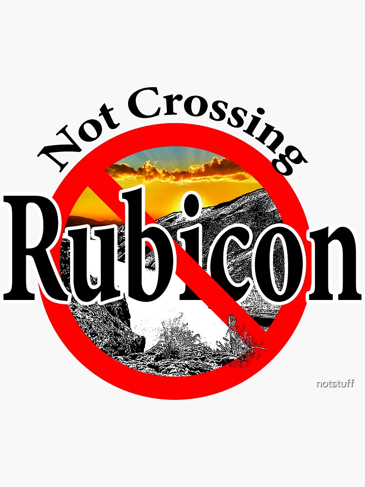 Artwork view, Not Crossing the Rubicon - Indecision designed and sold by notstuff