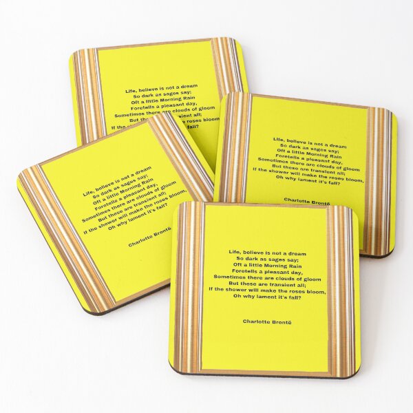 Item preview, Poem by Charlotte Brontë designed and sold by Pelikancrazy.